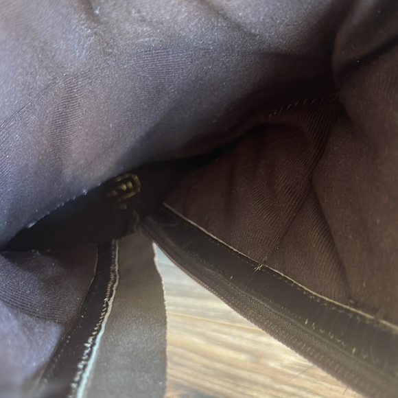 Pre-owned Coach Women Size 7B Joyous Signature Brown Fur Cuff Winter Boots - Picture 6 of 11